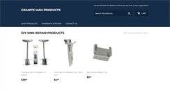 Desktop Screenshot of granitemanproducts.com